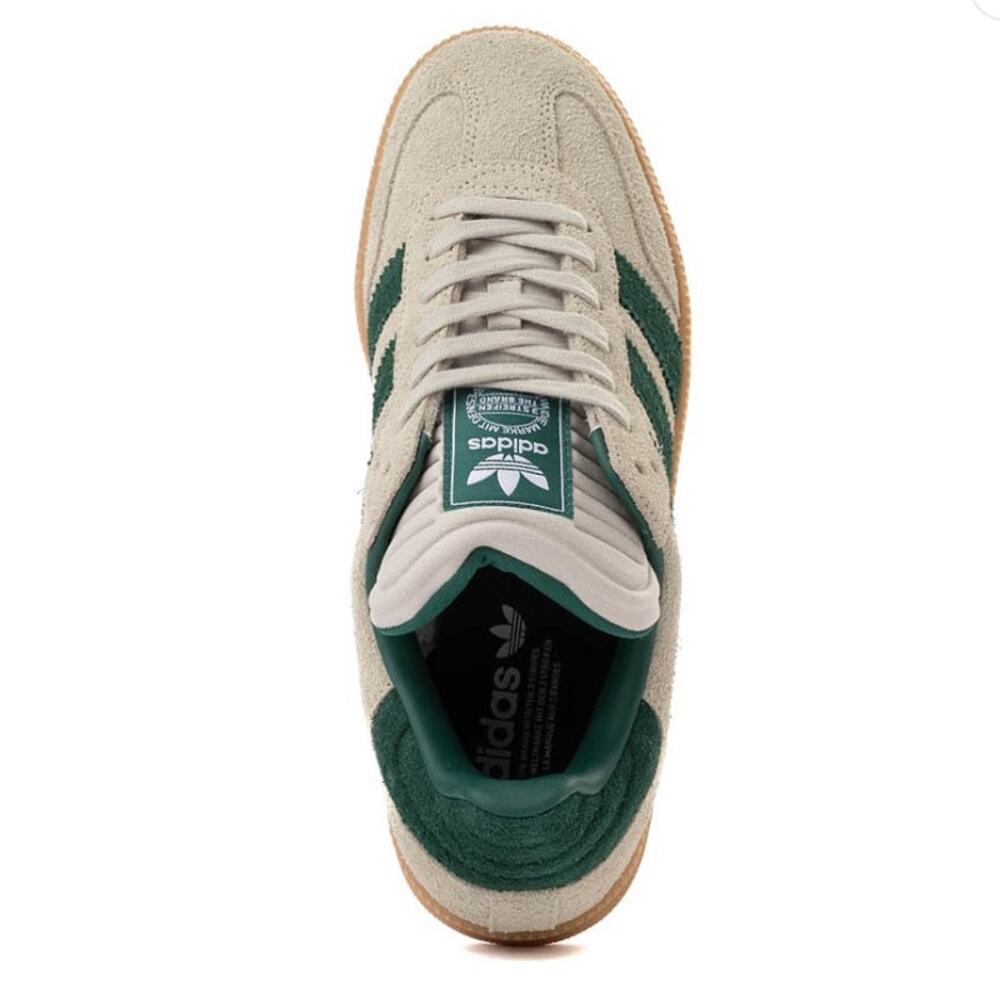 adidas Samba XLG Putty Grey Collegiate Green‎ Platform Sneaker Men 8.5 Women 9.5 - Picture 3 of 5